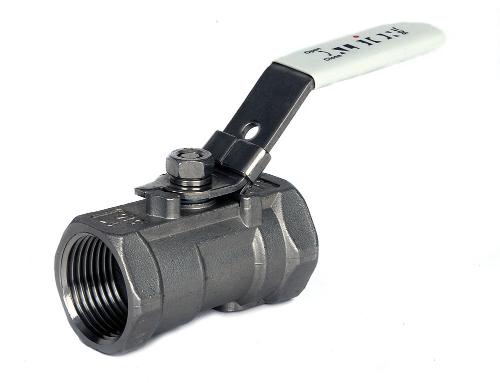 Stainless Steel 316 BSPT 1 Piece Lever Ball Valve