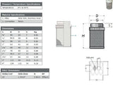 Stainless Steel Filter Data Sheet