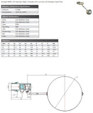 Stainless Steel Float Valve - PN10 - Light Pattern Data Sheet