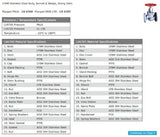 Stainless Steel Globe Valve - Flanged ANSI 150 Data Sheet 1