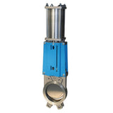 Stainless Steel Knife Gate Valve - Unidirectional - Double Acting Actuator