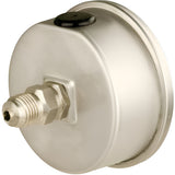 Stainless Steel Pressure Gauge - 63mm Dial - 1/4" Back Entry