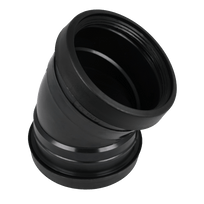 Soil Pipe Double Socket  30° Bend Pushfit - 110mm