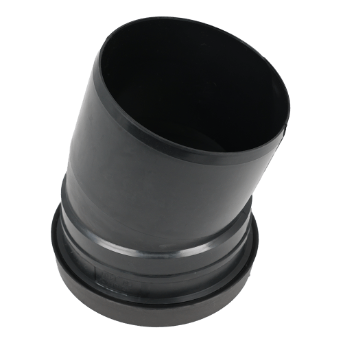 Soil Pipe Single Socket  15° Bend Pushfit - 110mm 