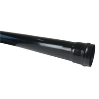 Single Socket Soil Pipe - 110mm x 3m