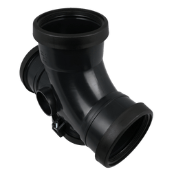 Soil Pipe Triple Socket Access Door 92° Tee Pushfit - 110mm