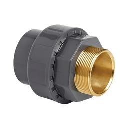uPVC Composite Union - Male Brass