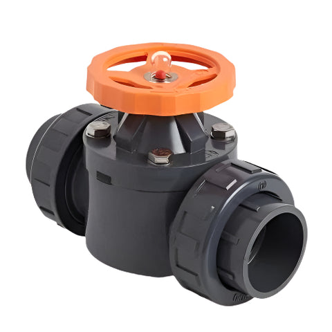 uPVC Plain Diaphragm Valve - EPDM Seals