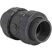 uPVC Plain Double Union Spring Check Valve - EPDM