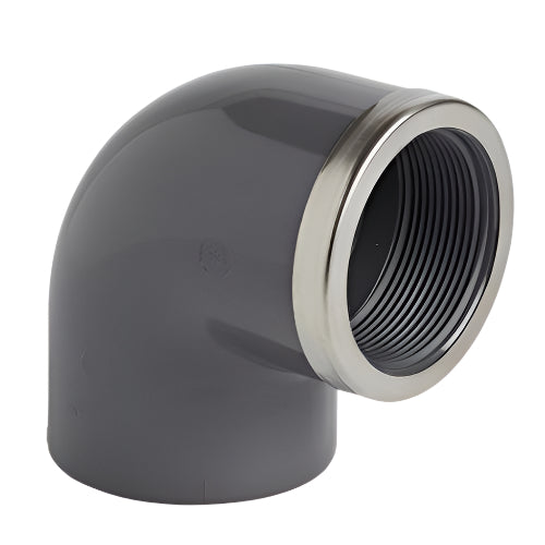 uPVC Plain/Threaded Reinforced 90°Elbow