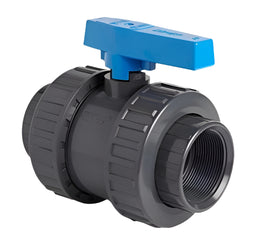uPVC Standard Double Union Threaded Ball Valve - EPDM