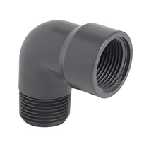 uPVC Threaded Male x Female 90° Elbow.