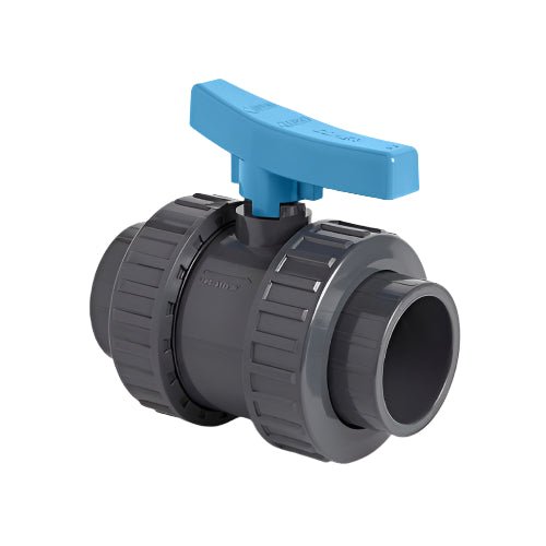 uPVC metric Plain Double Union Ball Valve