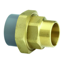 ABS COMPOSITE UNION PLAIN FEMALE X THREAD MALE BRASS