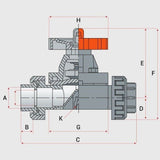 PVC PLAIN DIAPHRAGM VALVE