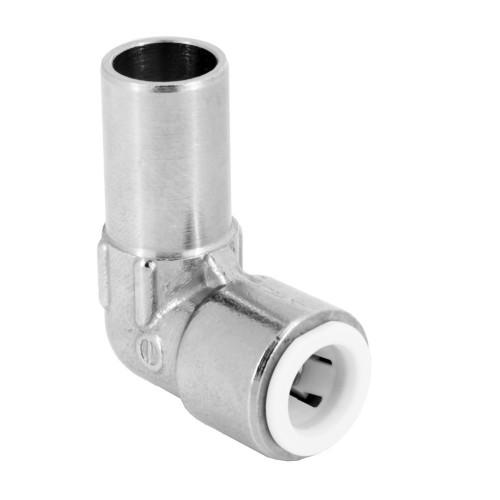 Chrome Pushfit Elbow