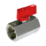 Brass Mini Ball Valve - Female x Female