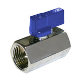 Brass Mini Ball Valve - Female x Female