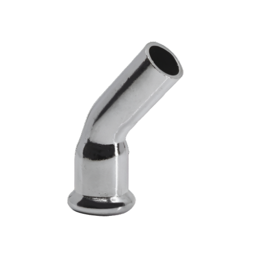 15mm Chrome M Profile Press 45° Street Obtuse Elbow