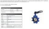 Cast Iron Lugged & Tapped PN16 Butterfly Valve – Stainless Steel Disc – EPDM LIiner