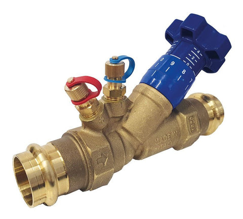 DZR Double Regulating Balancing Valve - FODRV - Press Ends