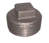 BLACK MALLEABLE IRON SOLID PLUG BSPT