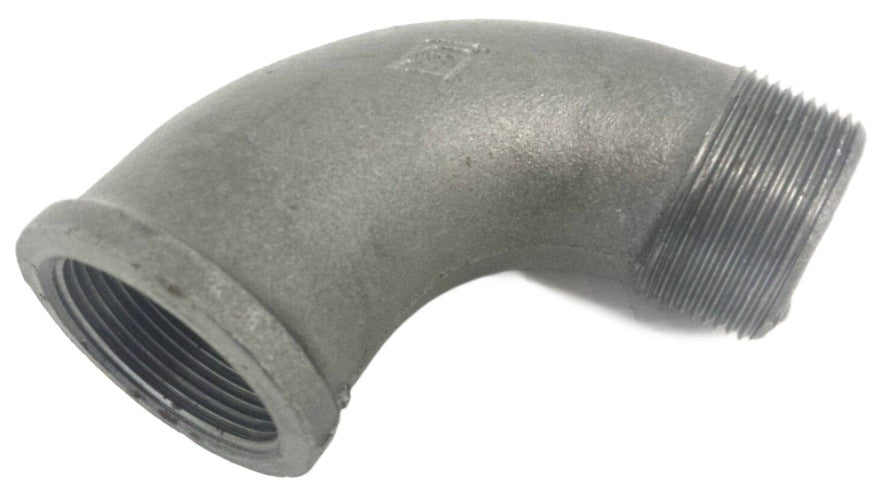BLACK MALLEABLE IRON MALE/FEMALE BEND BSPT