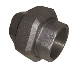 Black Malleable Iron Bronze/Iron Union BSPT