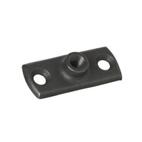 Black Malleable Iron Backplate - M10/M12