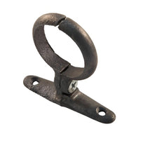 Black Malleable Iron Schoolboard Pipe Clip