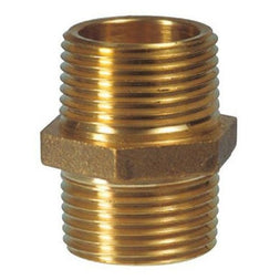 Brass BSPP Hexagon Nipple