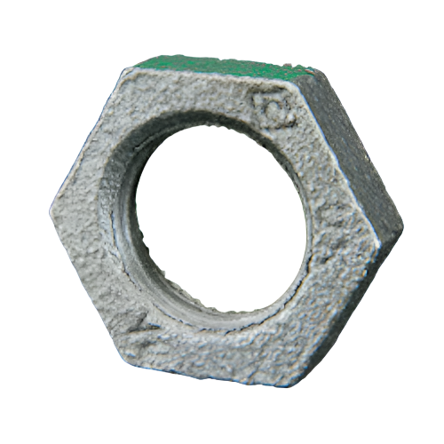Black Malleable Iron Backnut BSPP