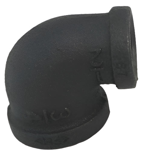 Black Malleable Iron Reducing Elbow BSPT