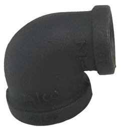 Black Malleable Iron Reducing Elbow BSPT