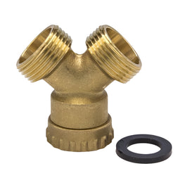 Brass Washing Machine 'Y' Connector