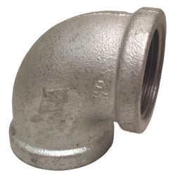 GALVANISED MALLEABLE IRON 90° DEGREE ELBOW FURNITURE INDUSTRIAL BSPT