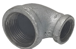 GALVANISED MALLEABLE IRON REDUCING ELBOW BSPT