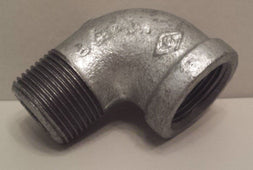 GALVANISED MALLEABLE IRON 90° MALE/FEMALE ELBOW BSPT