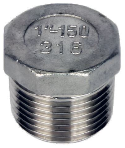 STAINLESS STEEL 316 HEXAGON HOLLOW PLUG BSP 150lbs