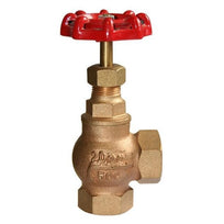 Bronze BSPP Globe Valve  - PN25 - Angle Pattern