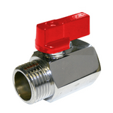 BRASS MINI BALL VALVE - MALE x FEMALE