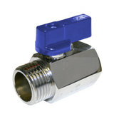 BRASS MINI BALL VALVE - MALE x FEMALE