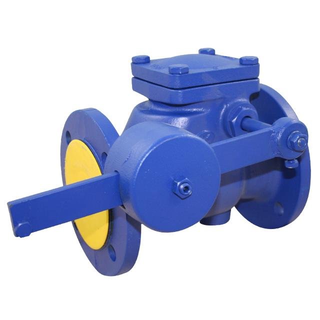 CAST IRON SWING CHECK VALVE - FLANGED PN16 - LEVER & WEIGHT