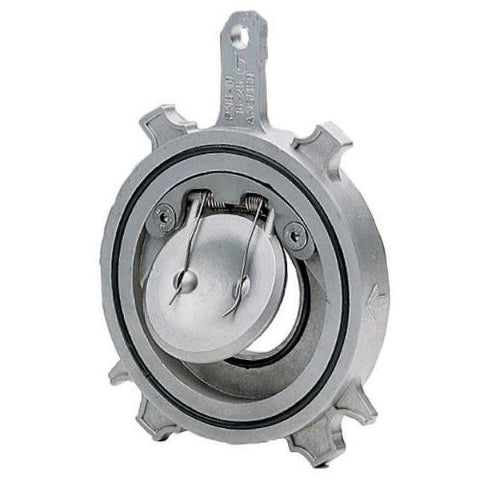 Stainless Steel Spring Swing Check Valve - Wafer Pattern - PTFE Seat