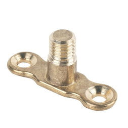 Brass M10 Male Backplate