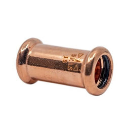 COPPER PRESS STRAIGHT COUPLER