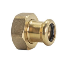 Copper Press Straight Swivel Connector