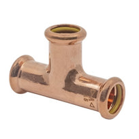 Copper Gas 'M' Profile Press Equal Tee