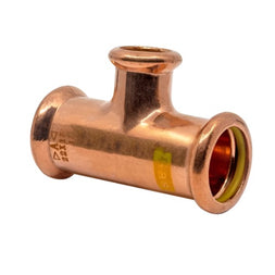 Copper Gas 'M' Profile Press Reducing Branch Tee