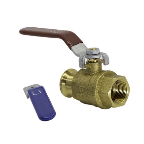 Copper Press Lever Ball Valve - CU x BSP
